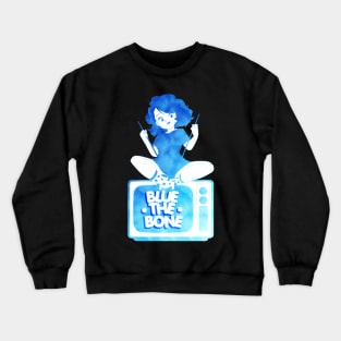 Blue TV by bluethebone Crewneck Sweatshirt